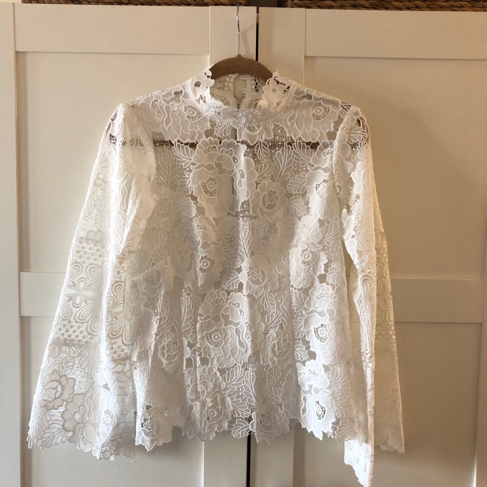 Nanette Lapore Lace Blouse